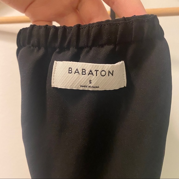 Babaton / Aritzia black halter top - Picture 2 of 5